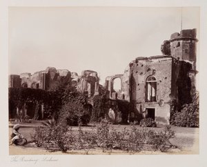 The Residency Lucknow, 1885 körül (szépia fotó) alkotó: Unknown photographer
