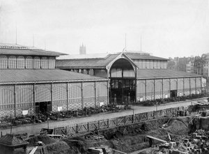 Párizs központi piaca (Balard pavilonok), 19. század vége alkotó: Unknown photographer