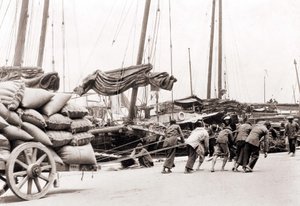 Hongkong kikötője 1880 körül. alkotó: Unknown photographer