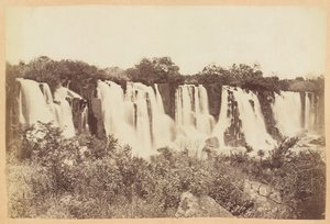 Umgeni-vízesés, Natal tartomány, Dél-Afrika, 1882 körül alkotó: Unknown photographer