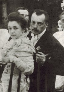 Vladimir Dmitrievich Nabokov (1870-1922) és Elena Ivanovna Rukavishnikova (1876-1939), Anonymous. Fotós alkotó: Unknown photographer