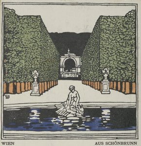 Bécs: Schönbrunnból, 1908.