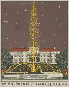 Bécs: Palais Schwarzenberg, 1908. alkotó: Urban Janke.