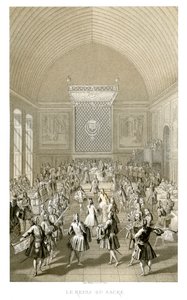 A koronázási étkezés, 1715, 1885.