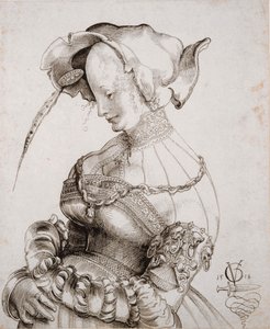 Prostituált fél alakban, 1518.