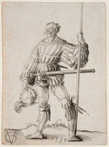 Katona lándzsával, 1514