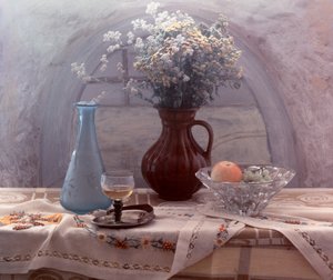 Hangulatos asztali csendélet