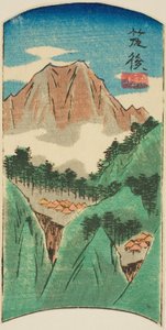 Chikugo, a sz. 17 a "Kivágott képek a tartományokról (Kunizukushi harimaze zue)" sorozatból alkotó: Utagawa Hiroshige