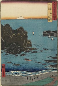 Cho_shi strand a nyílt tengeren, Shimo_sa tartomány, 1853. augusztus