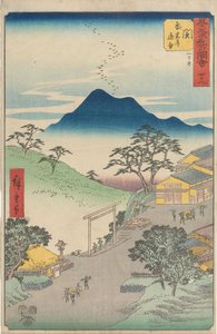 Az ötvenhárom állomás híres látképei alkotó: Utagawa Hiroshige
