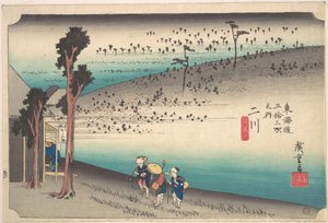 Futagawa, Saru ga Baba alkotó: Utagawa Hiroshige