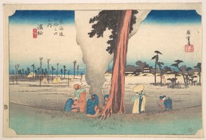 Hamamatsu, Toko látképe alkotó: Utagawa Hiroshige