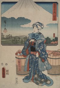 Hara, A Tokaido ötvenhárom állomása című sorozatból alkotó: Utagawa Hiroshige