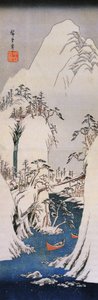 Hiroshige, Egy havas szurdok alkotó: Utagawa Hiroshige