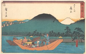 Kambara alkotó: Utagawa Hiroshige