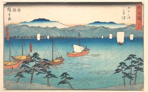 Kusatsu alkotó: Utagawa Hiroshige