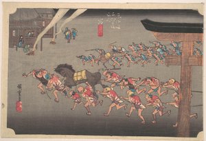 Mija, Acuta-szentély alkotó: Utagawa Hiroshige