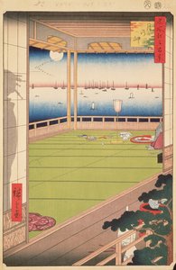 Hold-nézőpont, 82-es tábla Edo száz híres képe sorozatból, Edo-korszak, Ansei-korszak, 1857 (fatömbnyomat) alkotó: Utagawa Hiroshige