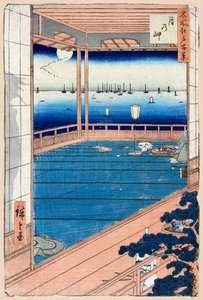 A Holdfény Száz híres képe Edoról, 1856-1858. alkotó: Utagawa Hiroshige