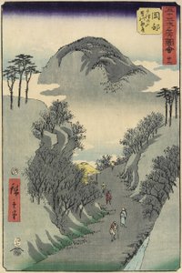 No.22 Mount Utsu, Okabe, July 1855