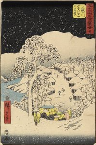 No.38 Yamanaka falu Fujikawában, 1855. július