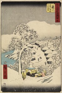 No.38 Yamanaka falu Fujikawában, 1855. július