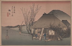 21. szám "Mariko: A Tokaido 53 állomása, 1833 körül.