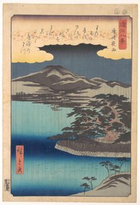 Fenyőfa Karaszakiban alkotó: Utagawa Hiroshige