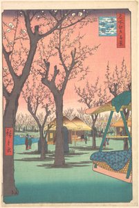 Szilváskert Kamatában alkotó: Utagawa Hiroshige