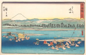 Shimada alkotó: Utagawa Hiroshige