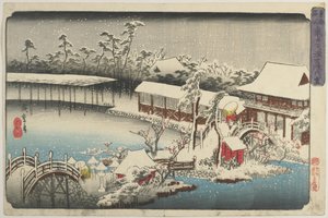 Hó Kameido Tenman szentélyénél, 1832-1834