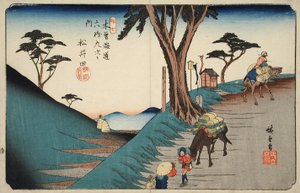 17. állomás, Matsuida alkotó: Utagawa Hiroshige