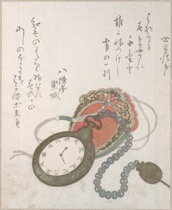 Nyugati zsebóra a Tavaszi eső gyűjteményből, 3. kötet alkotó: Utagawa Hiroshige