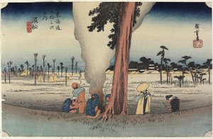 Téli jelenet, Hamamatsu, c. 1833