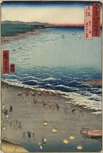 Yasashi ga-ura ni ck lick d kuju_ku (99) -rihama, kazusa P roinse, 1853. augusztus