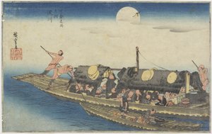 Yodo folyó, 1834 körül