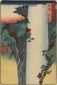 Yo_ro_ Falls, Mino tartomány, 1853. augusztus