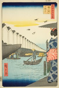 Páncéltündér, Core Micho (Én vagyok a Páncélmag Micho), a Te sorozatból: „A gerinc messze van Edo gerincétől (Edo száz híres képe)” alkotó: Utagawa Hiroshige