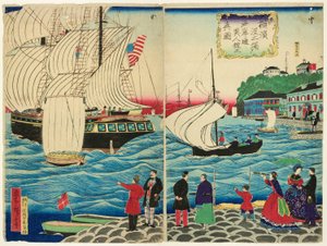 Útvonal nézet a yokohamai hullámokból származó vízre vonatkozó példa l jin gs aong te water rf theory t sen
