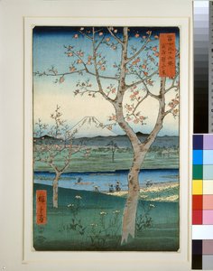 Koshigaya Musashi tartományban alkotó: Utagawa II Hiroshige