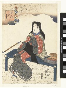 Komachi a síron Sotoba (cím az objektumon) Modern utalások a hét Komachira (sorozat címe) Tosei mitate nana Komachi (sorozat címe az objektumon) alkotó: Utagawa Kunisada (I)