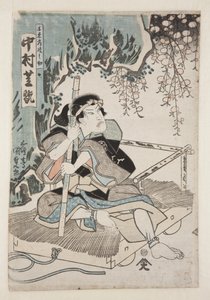 Nakamura Shikan IV színész, mint Sen (színes fatömbnyomat) alkotó: Utagawa Kunisada