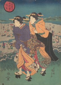 Éves esemény – a harmadik hónap Ukiyo nenju gyoji: Yayoi, 19. század közepe, 19. század közepe. alkotó: Utagawa Kunisada
