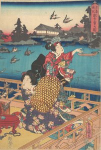 Nyomtatás. alkotó: Utagawa Kunisada