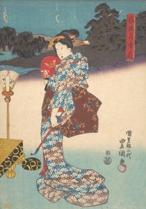 Nyomtatás. alkotó: Utagawa Kunisada