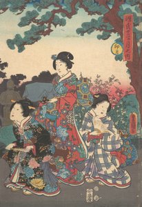Nyomtatás. alkotó: Utagawa Kunisada