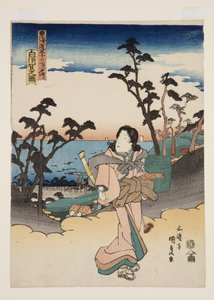 Shirasuka képe (Shirasuka alakja) alkotó: Utagawa Kunisada
