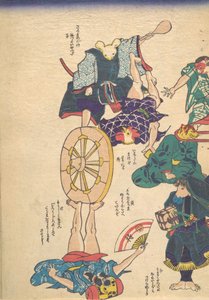 Kézműves a tizenkét csillagjegy szerint, 19. század. alkotó: Utagawa Kuniyoshi