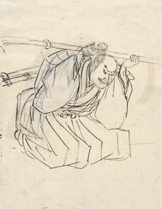 Shinano Sakon Tomoyuki vázlata alkotó: Utagawa Kuniyoshi