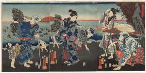 Sunrise at Futami Bay alkotó: Utagawa Kuniyoshi